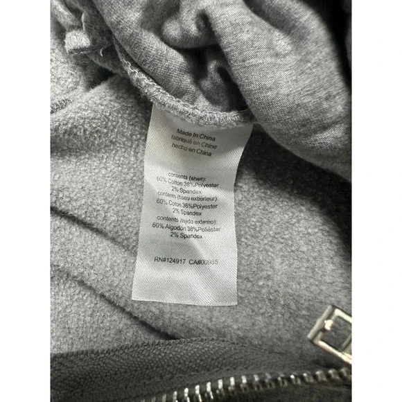 We Wore What Womens Size XS Knit Jersey Leisure Jumpsuit Heather Gray Lounge - Picture 8 of 9